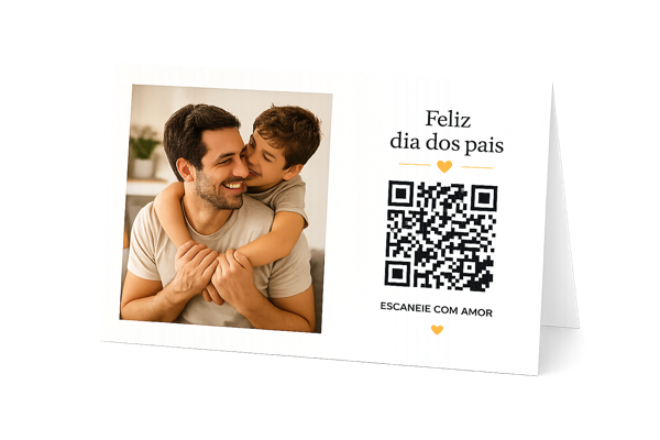 QR Code em cartão impresso